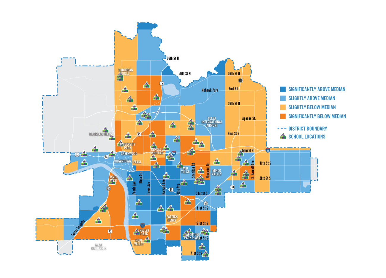 ImpactTulsa neighborhood map