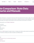 Landing page of ECS's50-State Comparison tool