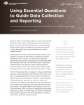 First page of the Using Essential Questions to Guide Data Collection and Reporting tool